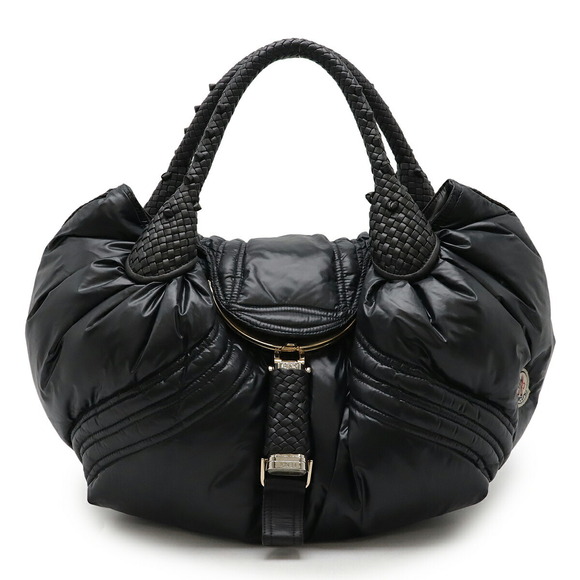 Fendi Handbags - Fendi Spy Bag Handbag Tote Moncler Leather Black